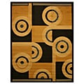 Pat Abstract Black Rug (3'3 x 4'6)