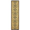 Pat Zebra Black Rug (2' x 7'3)
