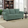 Portfolio Provant Turquoise Blue Velvet Sofa