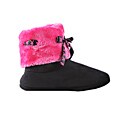 Playboy by Beston Women's Black Ankle Bootie Slippers