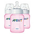 Philips AVENT Pink BPA-Free 9-ounce Bottles (Pack of 3)