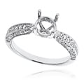 14kt White Gold 1/2ct TDW Diamond Engagement Ring