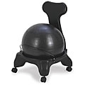 Sivan Black Plastic Wheeled Health and Fitness Balance Fit Chair