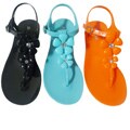 I-Comfort Women's Flower Jelly Sandals