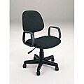 Mandy Pneumatic Lift Black Fabric Office Chair