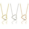 Sterling Silver Diamond Accent Heart Necklace