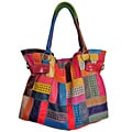 Amerileather Rainbow Mazy LeatherTote Bag