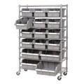 Seville 7-shelf Commercial Bin Rack Storage System