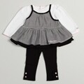 Calvin Klein Girl's Black/ White 3-piece Set FINAL SALE