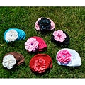 Bellarisa Designs Infant/Toddler Crochet Hat with Removable Flower Clip