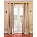 Natural Linen Blend Grommet Curtain Panel
