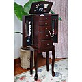 Espresso Jewelry Armoire Chest