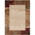 Elegance Beige Area Rug (7'6 x 9'10)