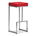 Zuo Darwen Red Bar Chairs (Set of 2)