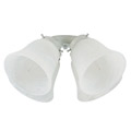 Four Light White Ceiling Fan Light Kit