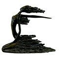 Urban Trend Resin Lady Sitting Sculpture