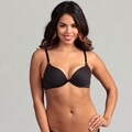 24/7 Frenzy Black/Lilac Polka-dot Underwired Lighly-padded T-shirt Bra