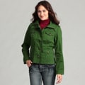 Live a Little Women's Ruffle Trim Military Jacket