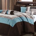 Mustang Brown 12-piece Bed In a Bag with Sheet Set