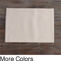 Cobblestone Contemporary Faux-leather Placemat (Set of 4)