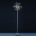 Joshua Marshal Home Collection Modern Polished Chrome Floor Lamp