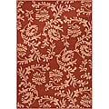 Parma Russet Floral Indoor/Outdoor Rug (7'6 x 10'9)