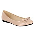 Modesta by Beston Women's 'Jade-12' Cream Patent Flats