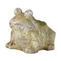 Moss Finish Stoneware Frog