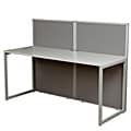 The Box Office Bench Style Workstation with 2 Panels