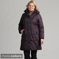 London Fog Women's Plus Size Down Coat