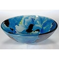 Legion Furniture Blue Tempered Glass Sink Bowl