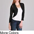 Sunny Leigh Women's Loose Knit Shrug