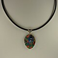 Jewelry by Dawn Abstract Greek Leather Necklace