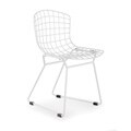 Baby Wire White Frame Chair (Set of 2)