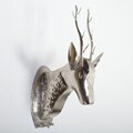 Iron Wall Mounted Deer Head Figurine (India)