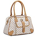 Rioni Signature Canvas and Leather Satchel Organizer