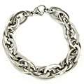 Stainless Steel Oval Link Bracelet