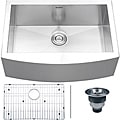 Ruvati 16-gauge Stainless Steel 30-inch Single Bowl Apron Front Kitchen Sink
