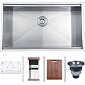 Ruvati 16-gauge Stainless Steel 32-inch Single Bowl Undermount Kitchen Sink