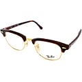 Ray-Ban Unisex RX 5154 Tortoise/ Gold Clubmaster Optical Eyeglasses Frames