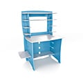 Legare Kids' Blue/ White Desk/ Hutch