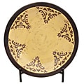 Casa Cortes Hand-painted Artisan Ceramic Decorative Charger Plate with Stand