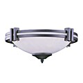 Three Light Graphite Ceiling Fan Light Kit