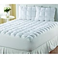 Supreme Loft Cloud Down-alternative White Cotton Mattress Pad