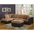 Saddle Sectional Sofa with Ottoman