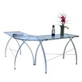 Calico Designs Jameson LS Silver/ Blue Glass Workcenter