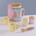 Kidkraft Pastel Wooden Coffee Set with Coffee Maker, Cups, Sugar