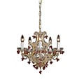 'Maria Theresa' 5-light Polished Brass Chandelier