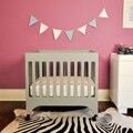 Babyletto 'Grayson' Grey Mini Crib with Pad