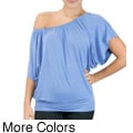 AtoZ Women's Batwing Top
